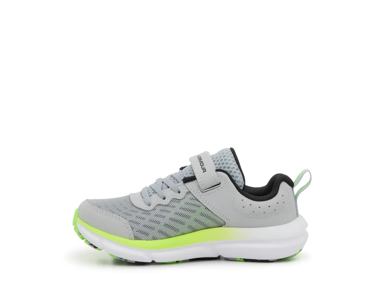 Кроссовки детские Assert 10 Under Armour, серо-зеленые — фото 3