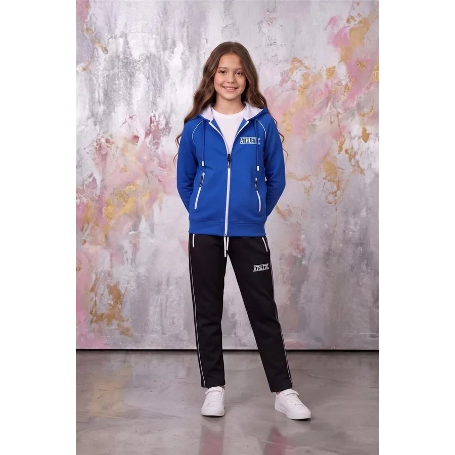 Спортивный костюм с капюшоном и реглан-рукавом Athletic Pina Kids, Черный
