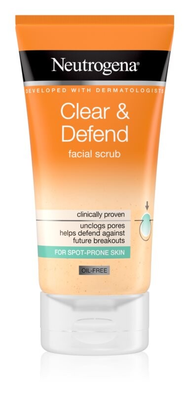

Разглаживающий скраб для лица Neutrogena Clear & Defend