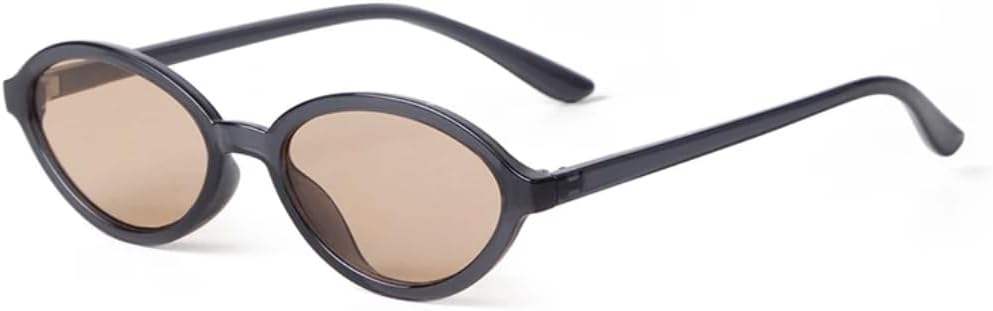 

Солнцезащитные очки с защитой UV400 | Овальная оправа, металлические петли, стиль 90-х | Для женщин и мужчин, для занятий спортом на открытом воздухе и вождения DSVIGF, 04