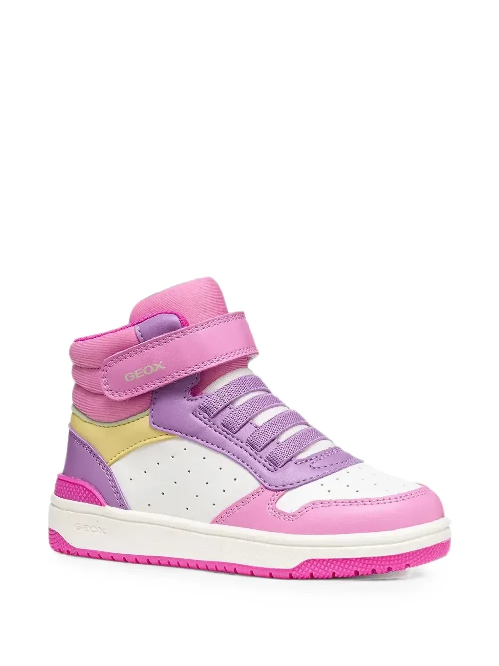 Кроссовки Wasiba с перфорацией Geox Kids, розовый