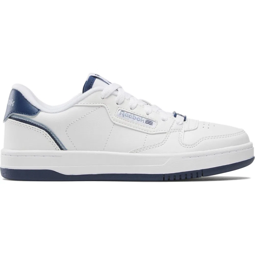 Кроссовки детские Reebok Phase Court для мальчиков, кожаный верх, ретро-стиль, белый — фото 2