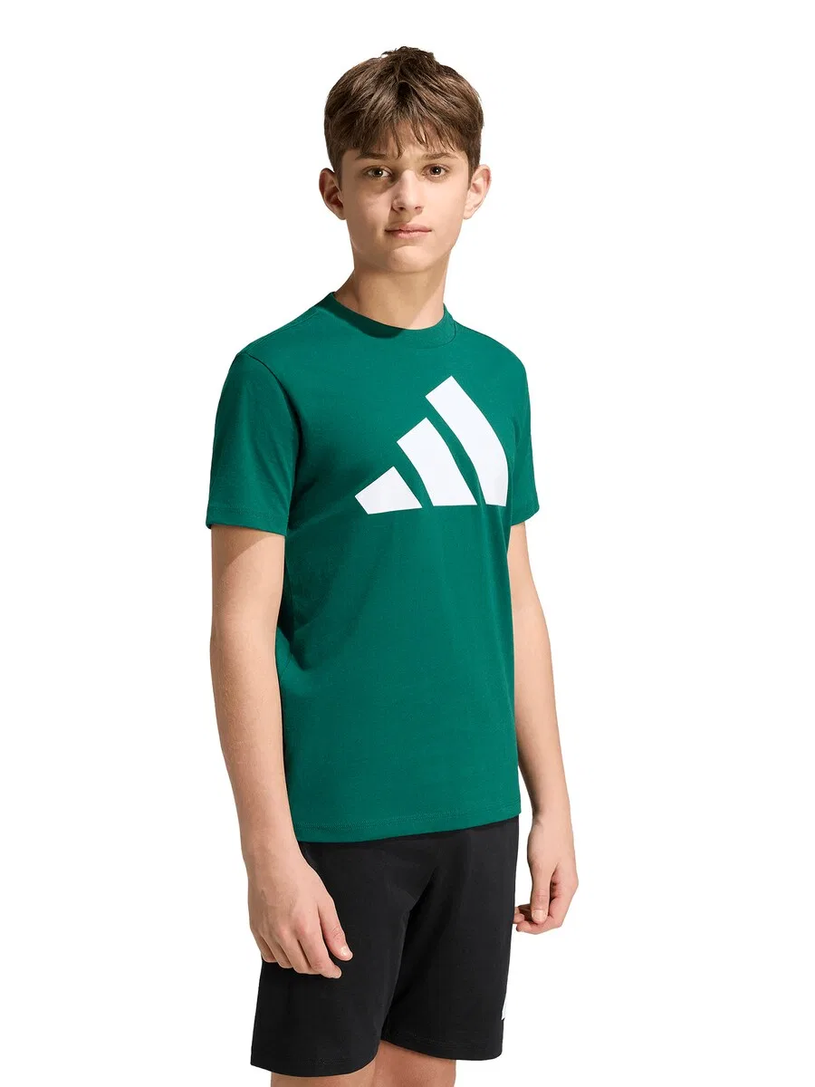 Спортивная футболка ADIDAS SPORTSWEAR Performance Shirt 'Essentials' зеленого цвета — фото 2
