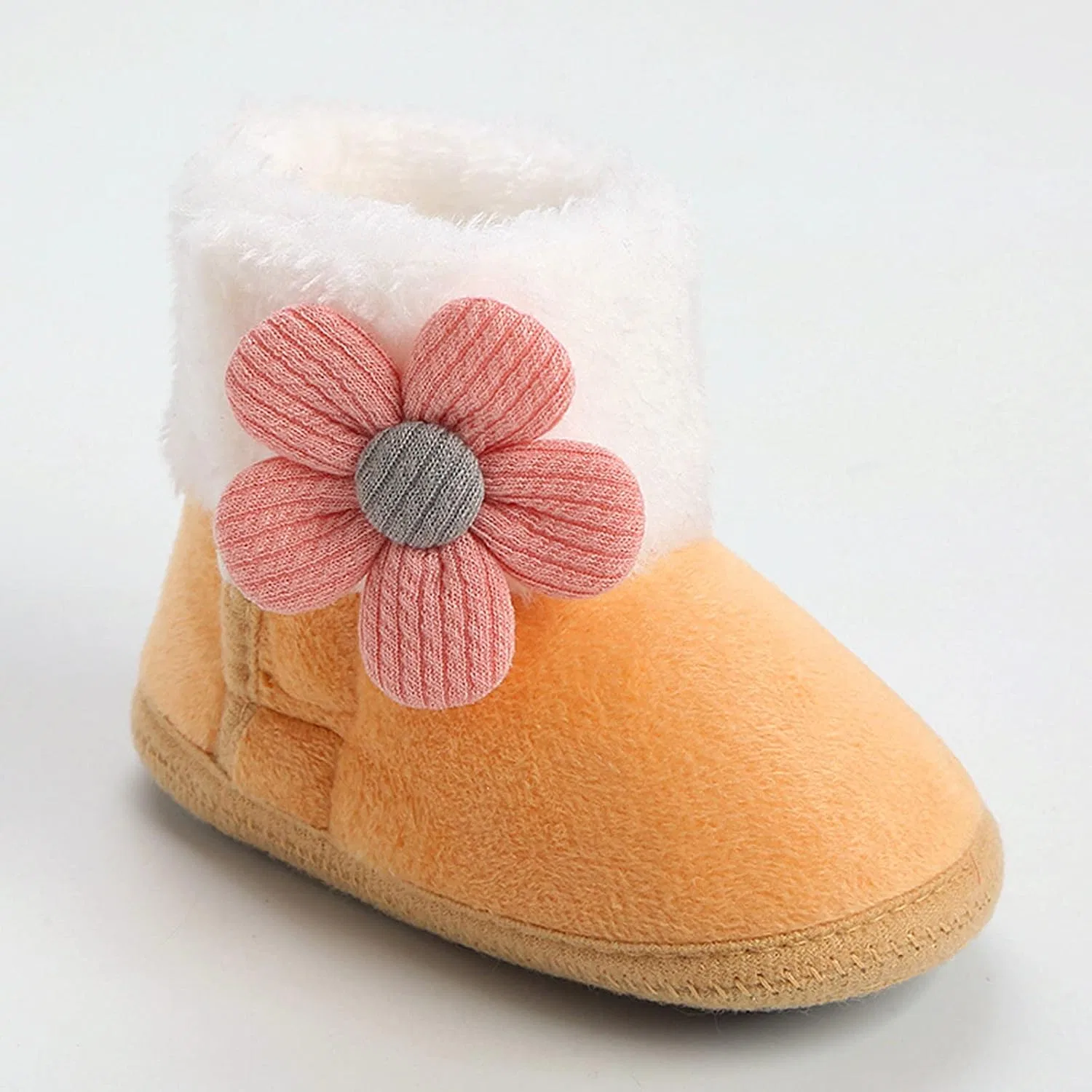 Детские ботинки для девочек с утеплённой подкладкой, модель Warm Fuzzy Lined Soft Boots — фото 3