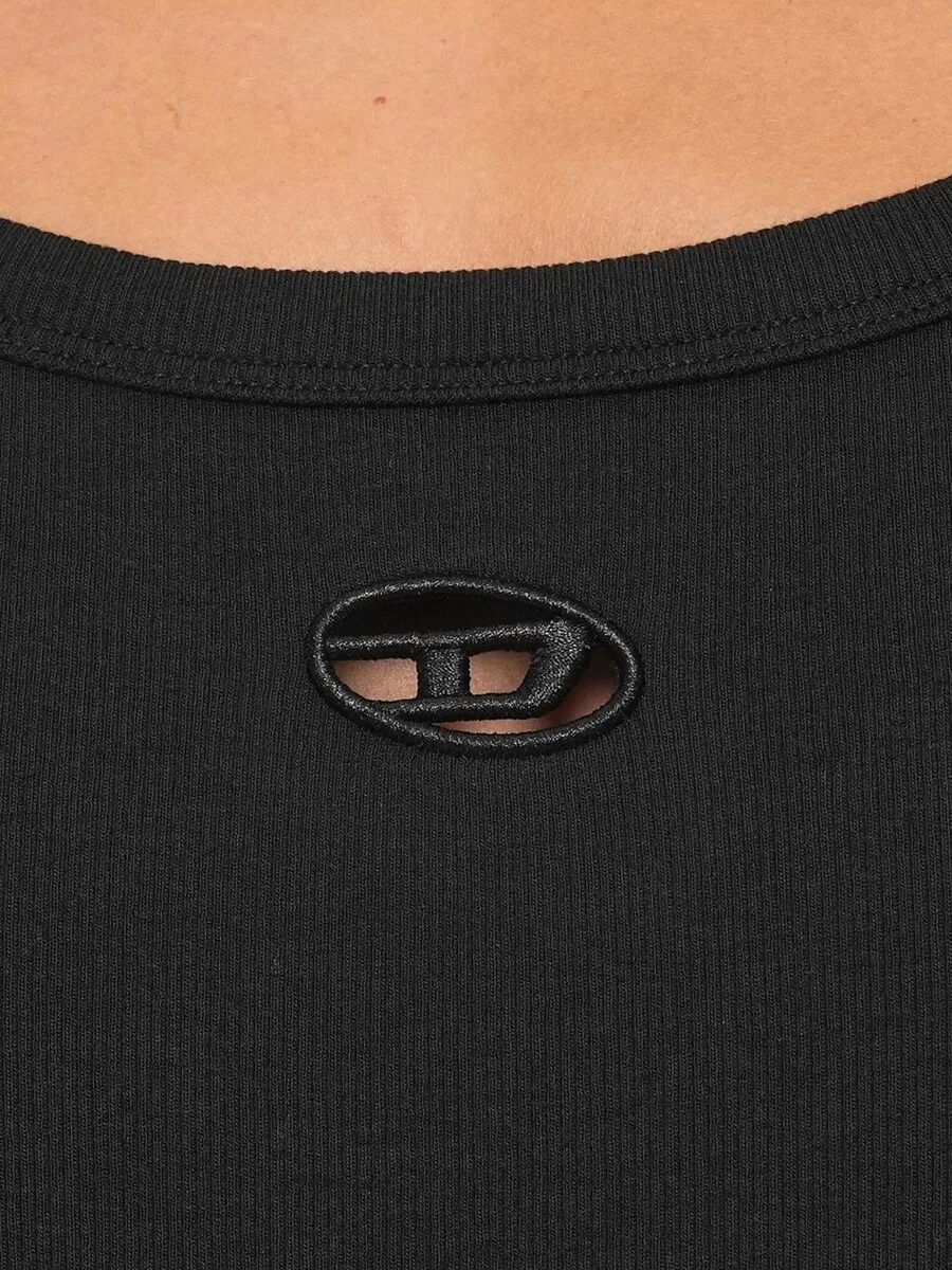 Майка черного цвета Diesel — фото 2