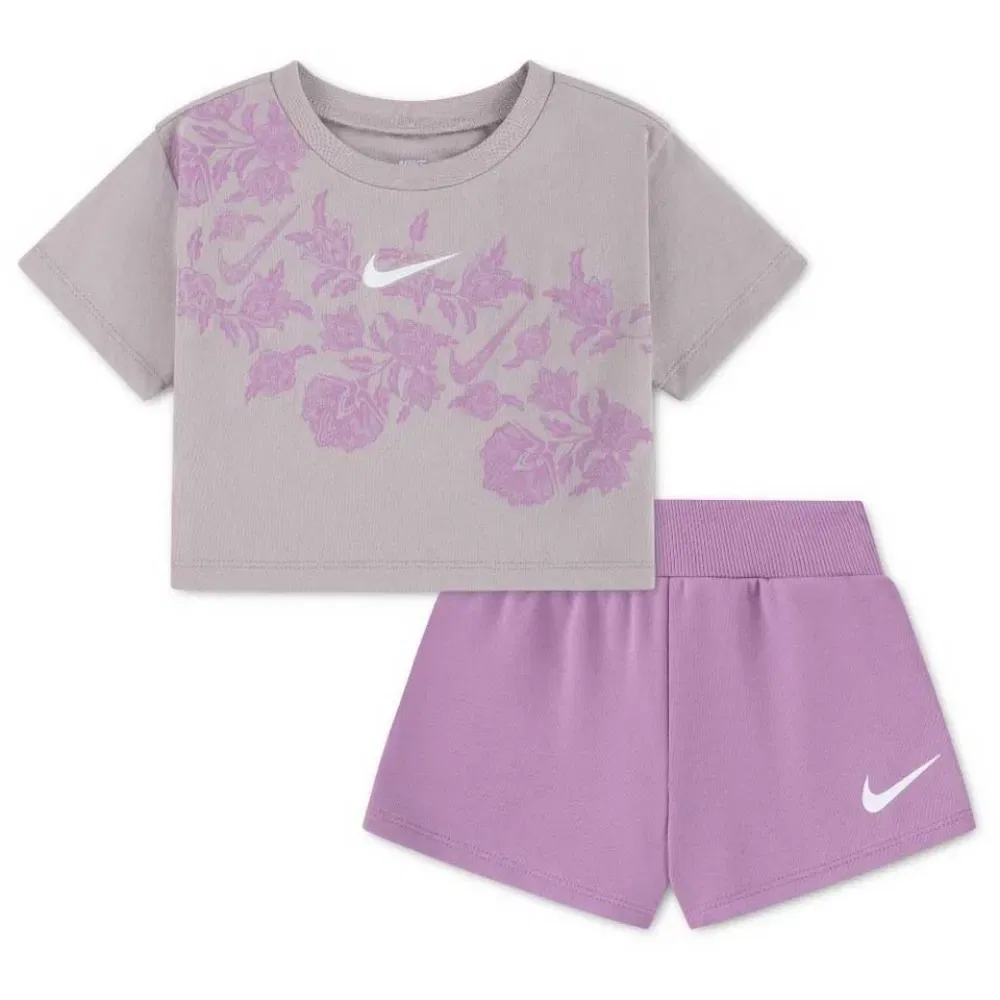Комплект из футболки и леггинсов Nike Lace It Up Ft, серый