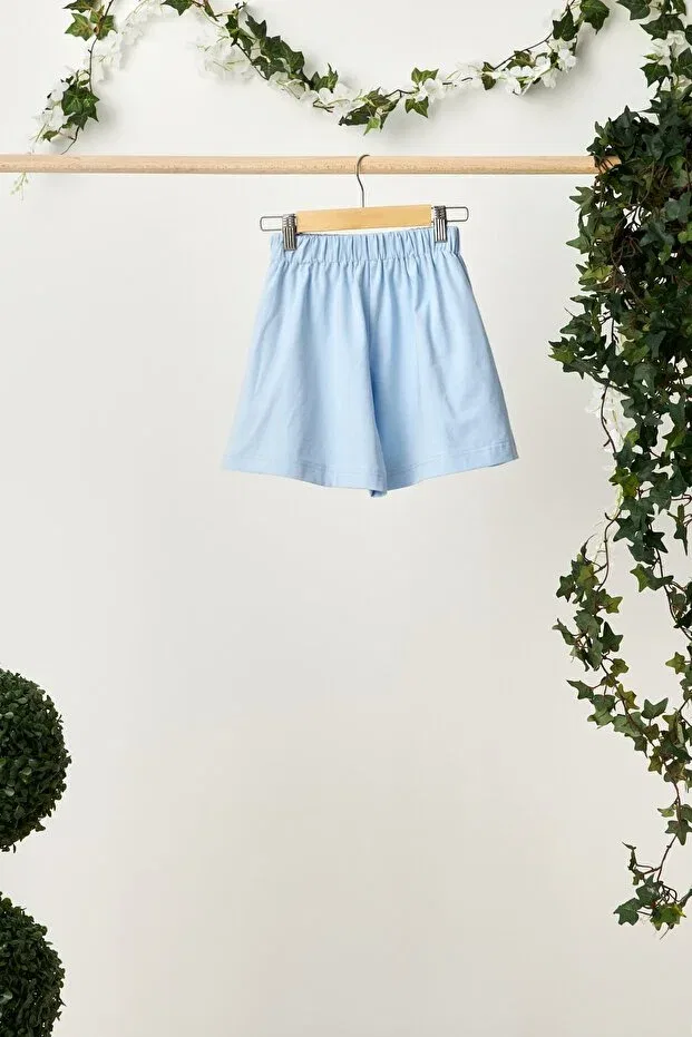 Детские шорты для девочек хлопковые Babygiz, Baby Blue — фото 3