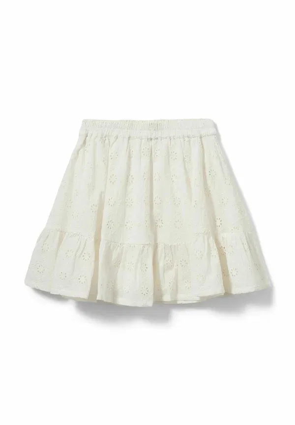 Юбка с вышивкой A-line skirt Sofie Schnoor, snow white, белый
