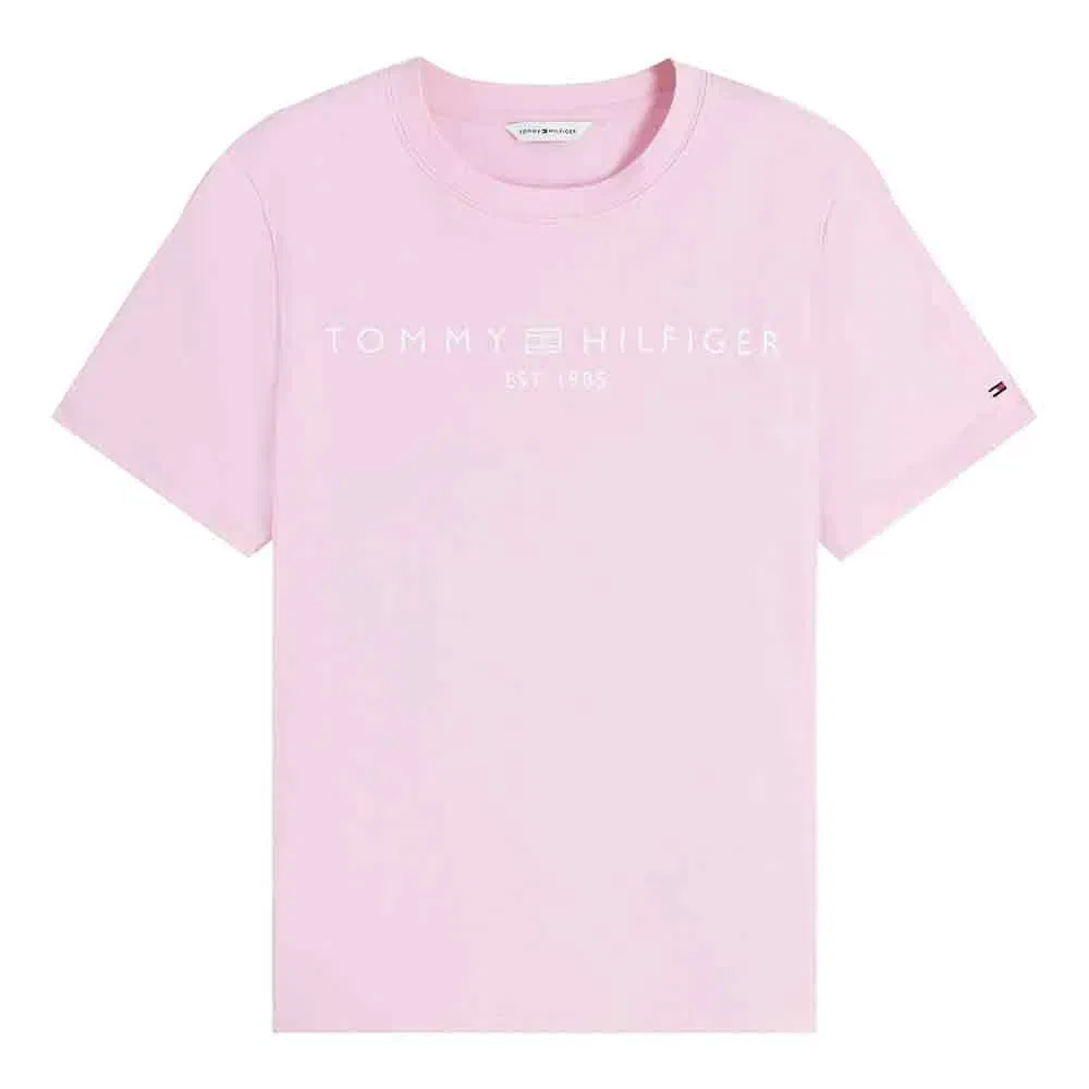 Футболка с коротким рукавом Regular Fit Tommy Hilfiger, розовый — фото 3
