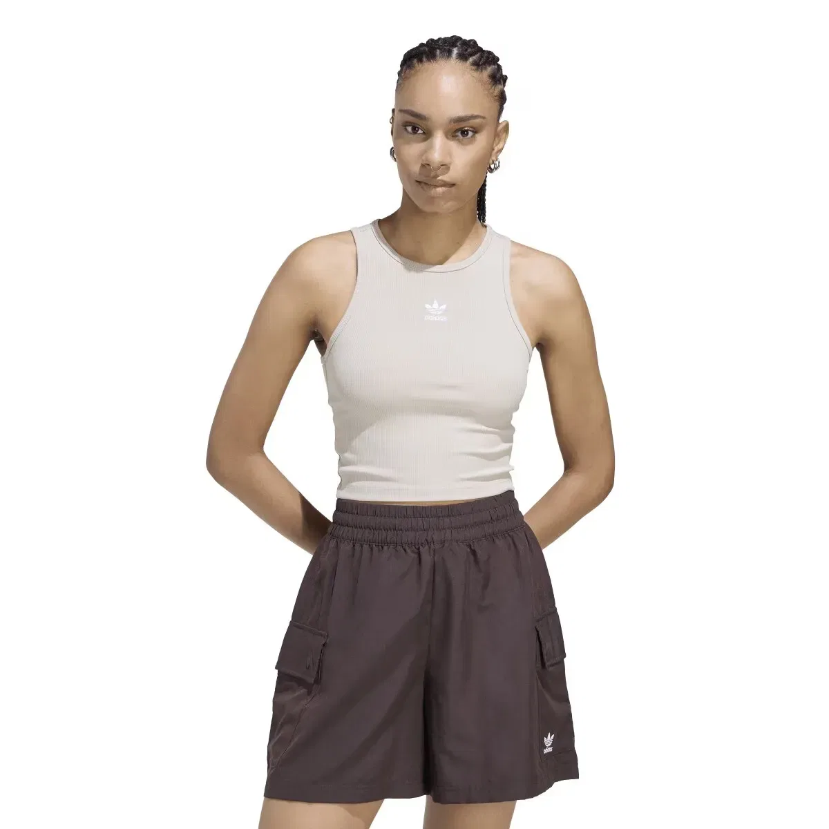 Женская майка без рукавов Trefoil Essentials adidas, Beige