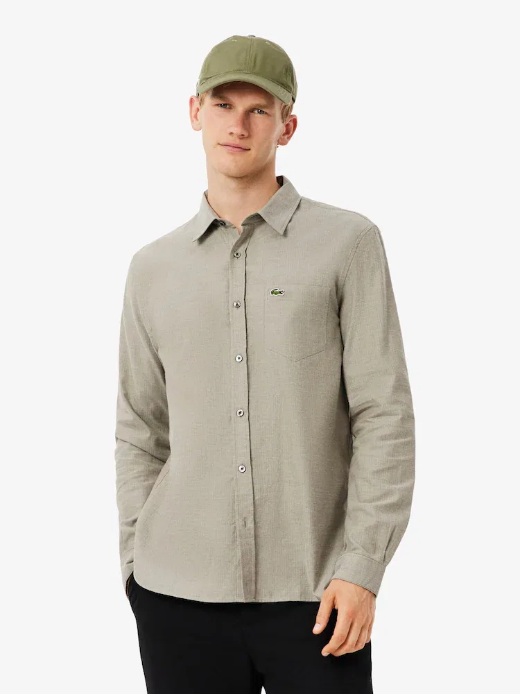 Мужская фланелевая рубашка в елочку LACOSTE, CH8551-55N