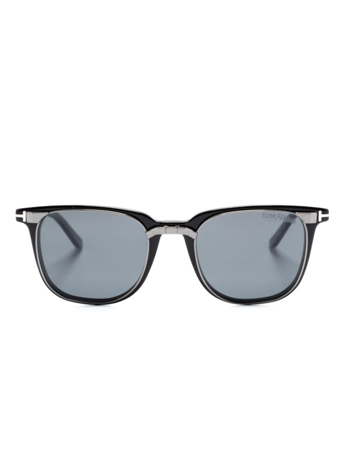 

Солнцезащитные очки Clip трапециевидной формы TOM FORD Eyewear, черный