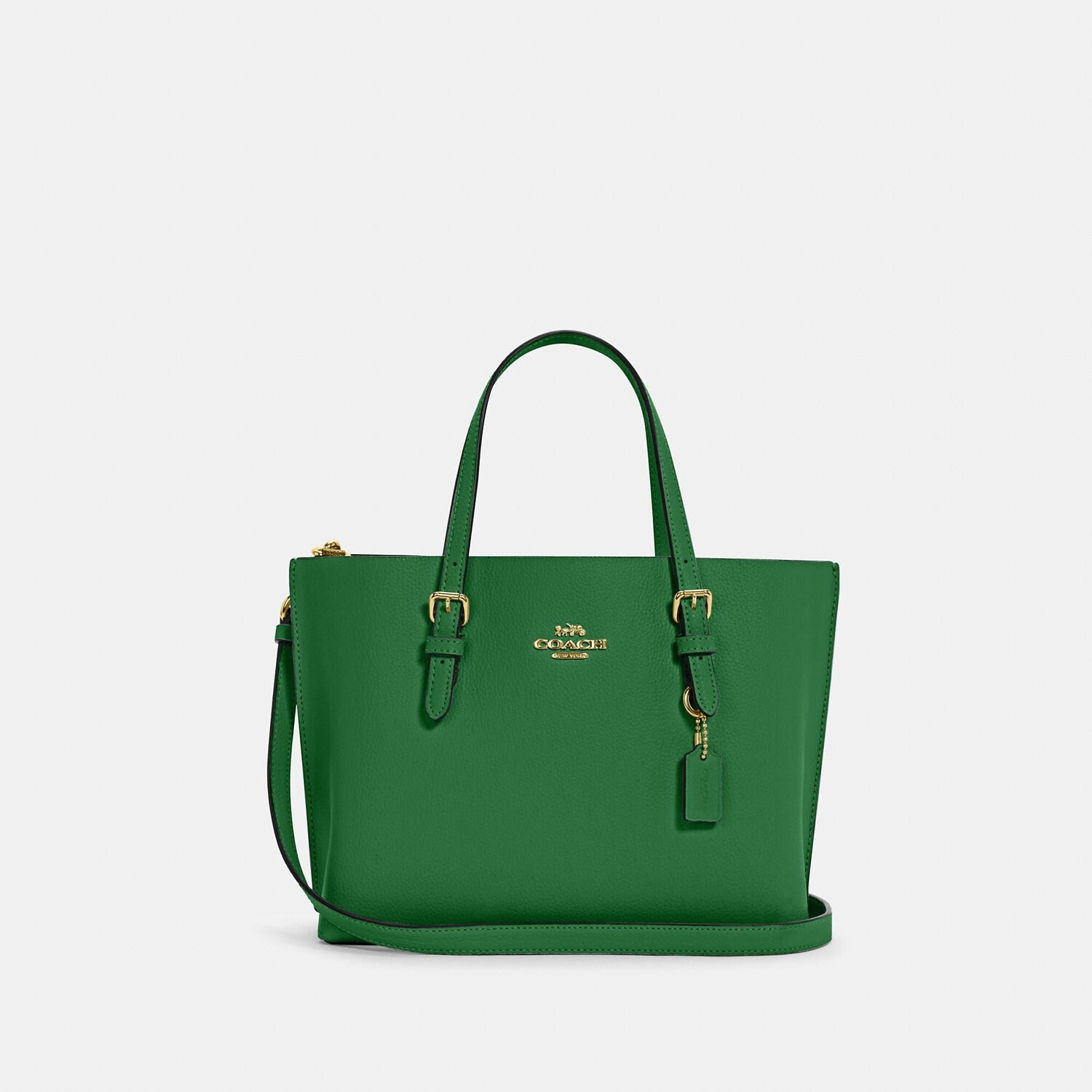 

Сумка-тоут Coach Outlet Mollie 25, цвет Gold/Kelly Green