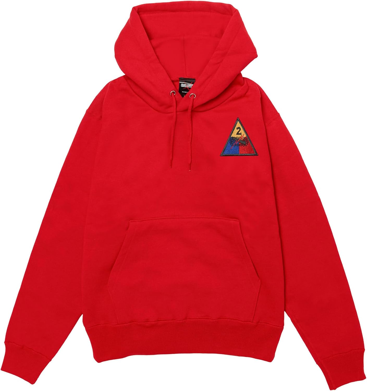 

Толстовка с капюшоном в стиле F, нашивка с гербом армии США, плотность ткани 12,4 унции, флисовая подкладка, красный цвет F-Style