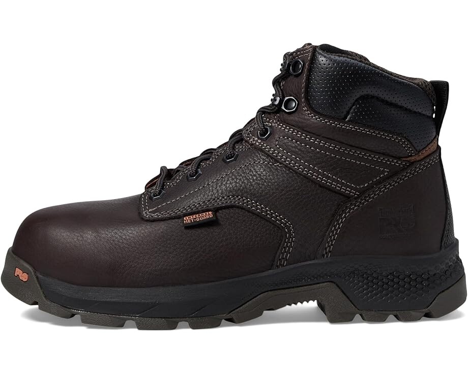 Мужские ботинки Timberland PRO Titan EV с амортизирующей технологией, коричневый — фото 4