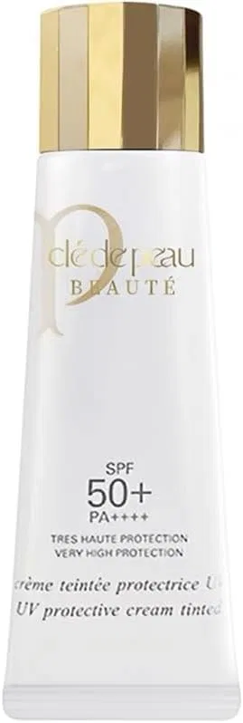 Крем для лица SPF50 CLE DE PEAU BEAUTE Солнцезащитный натуральный цвет слоновая кость + PA++++