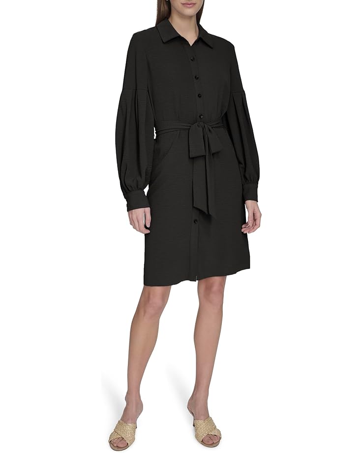 

Платье Calvin Klein Aerowash Self Tie A-Line, черный