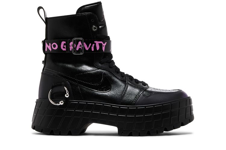 Кроссовки Wmns Air Jordan 1 High Brooklyn 'No Gravity', черный