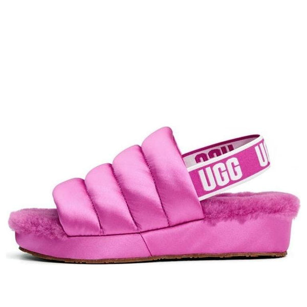 Сандалии fluff slide 'satin purple' Ugg, фиолетовый