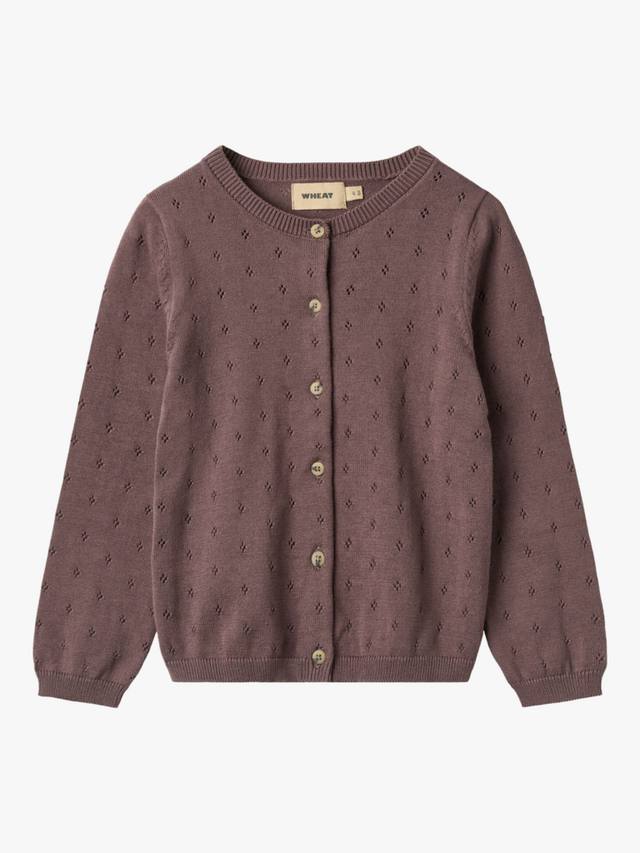 

Детский кардиган Maia Knit WHEAT, Plum