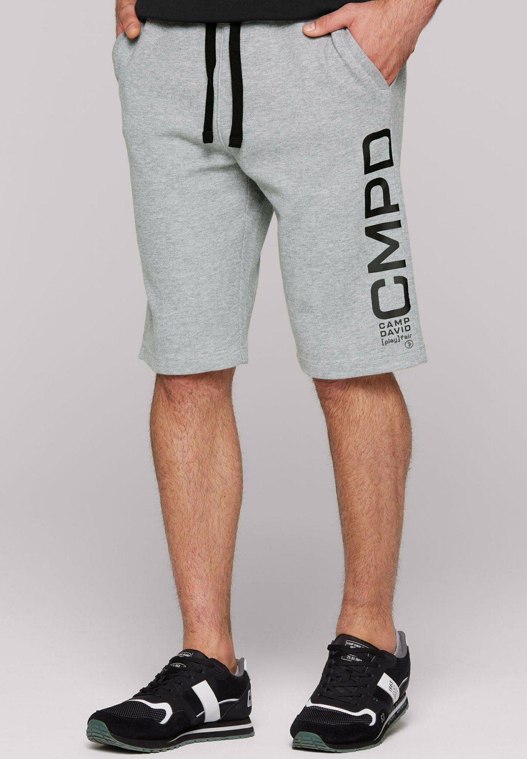 

Шорты IM TONALEN STRUKTURMIX MIT PRINT Camp David, темно-серый