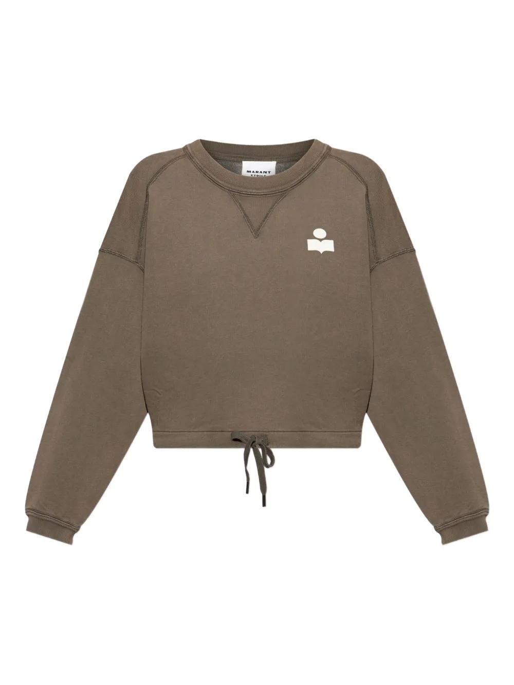 

Толстовка с кулиской и логотипом MARANT ÉTOILE, коричневый