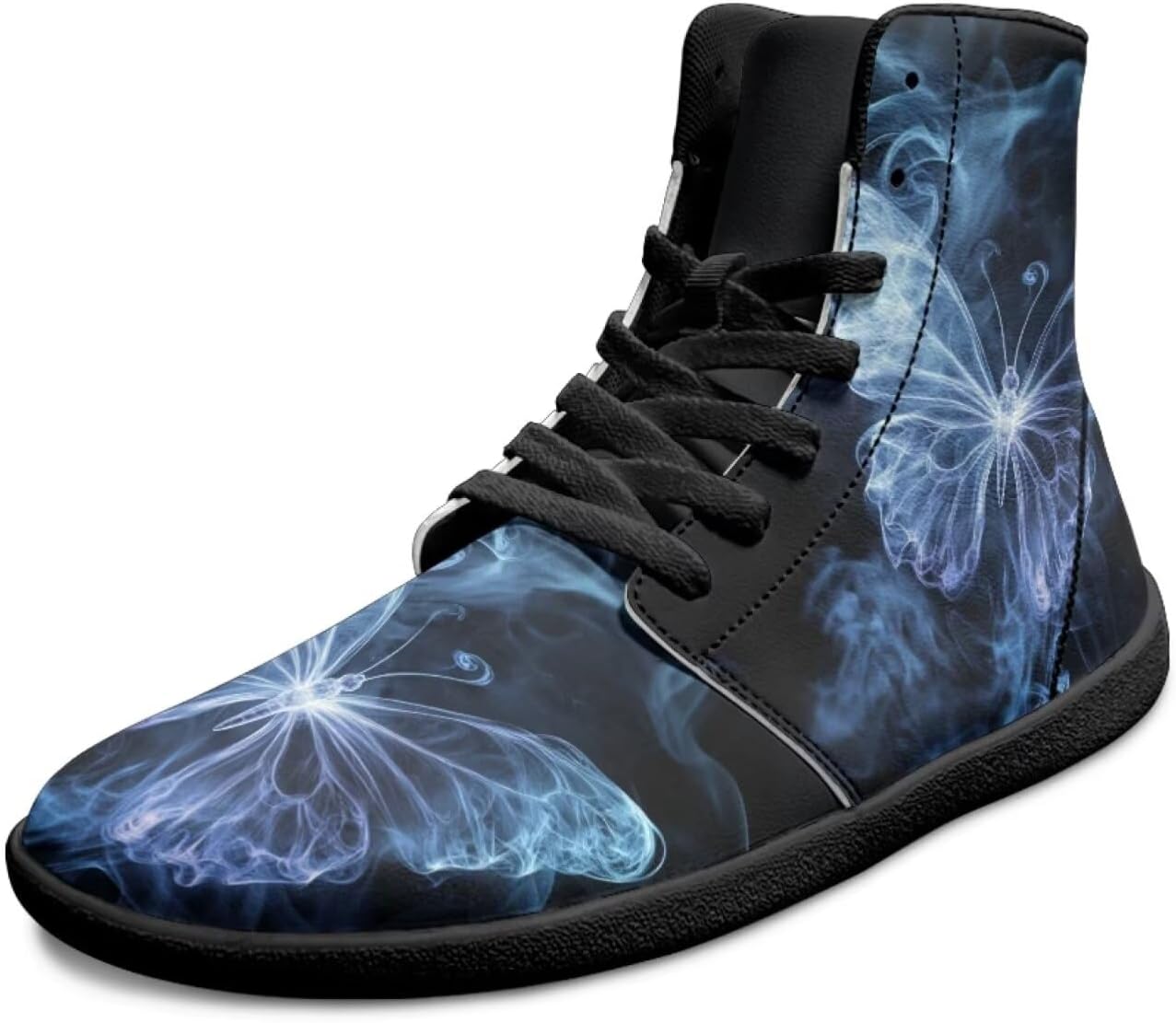 

Женские и мужские туфли-бабочки, минималистичные обувь для босоногой ходьбы, кожаные повседневные кроссовки, на высокой платформе, с нулевым перепадом подошвы Chririnla, Butterfly