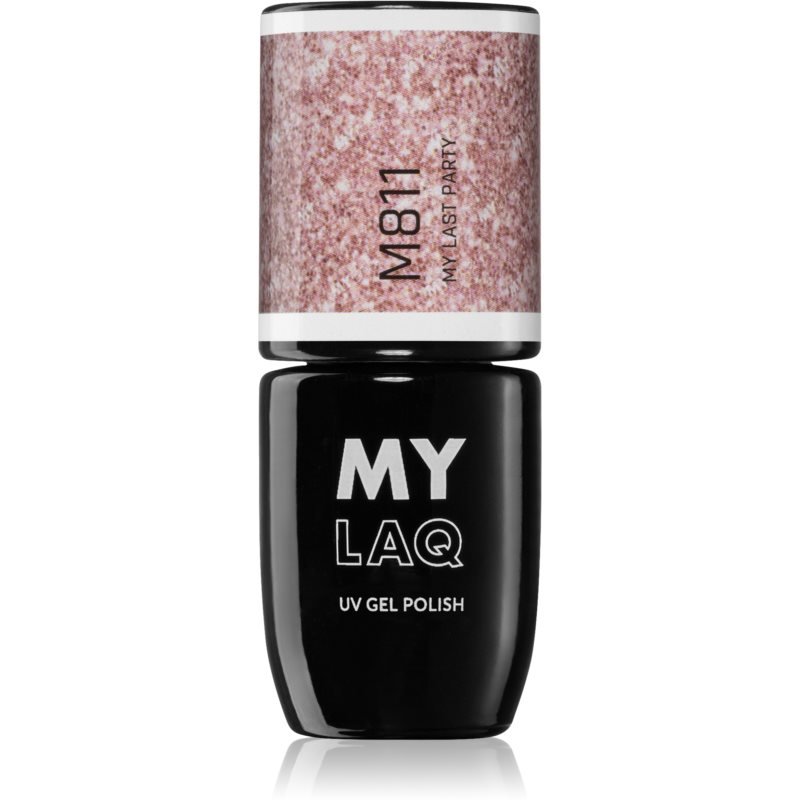 

Гибридный лак для ногтей MYLAQ UV Gel Polish оттенок My Last Party 5 мл