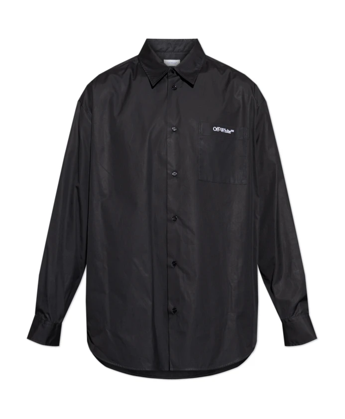 

Футболка с логотипом Off White, черный