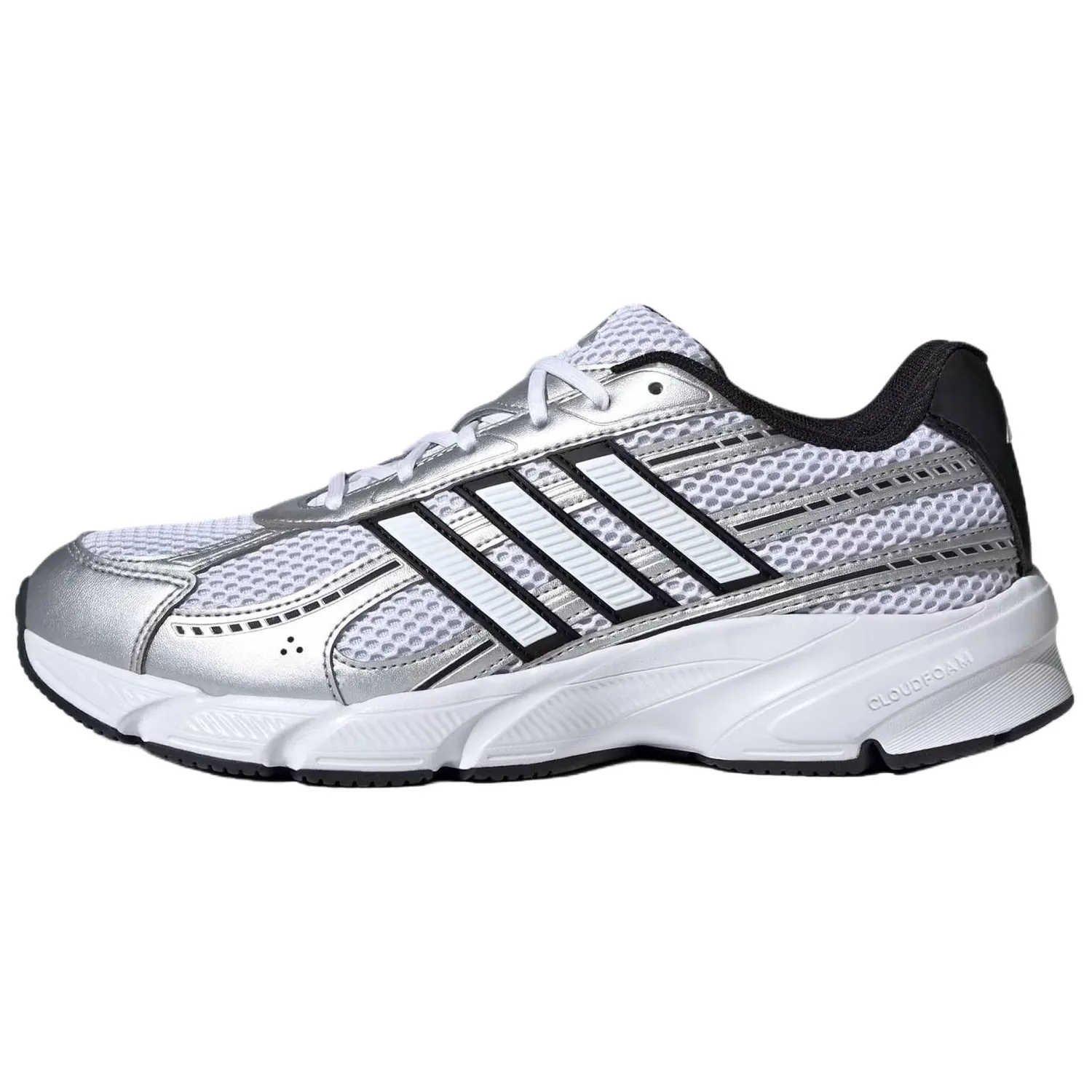 Adidas TECHNOCHAOS 2000 дышащие повседневные кроссовки для бега мужские White Silver