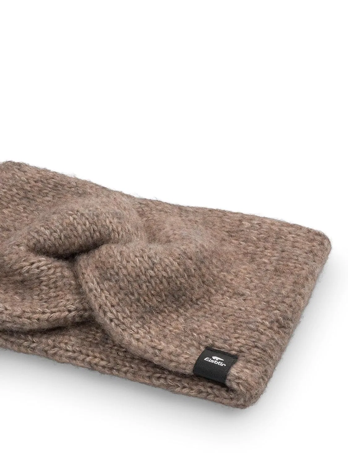 Женская повязка на голову Eisbär Fenna из мериносовой шерсти Eisbär, Beige — фото 2