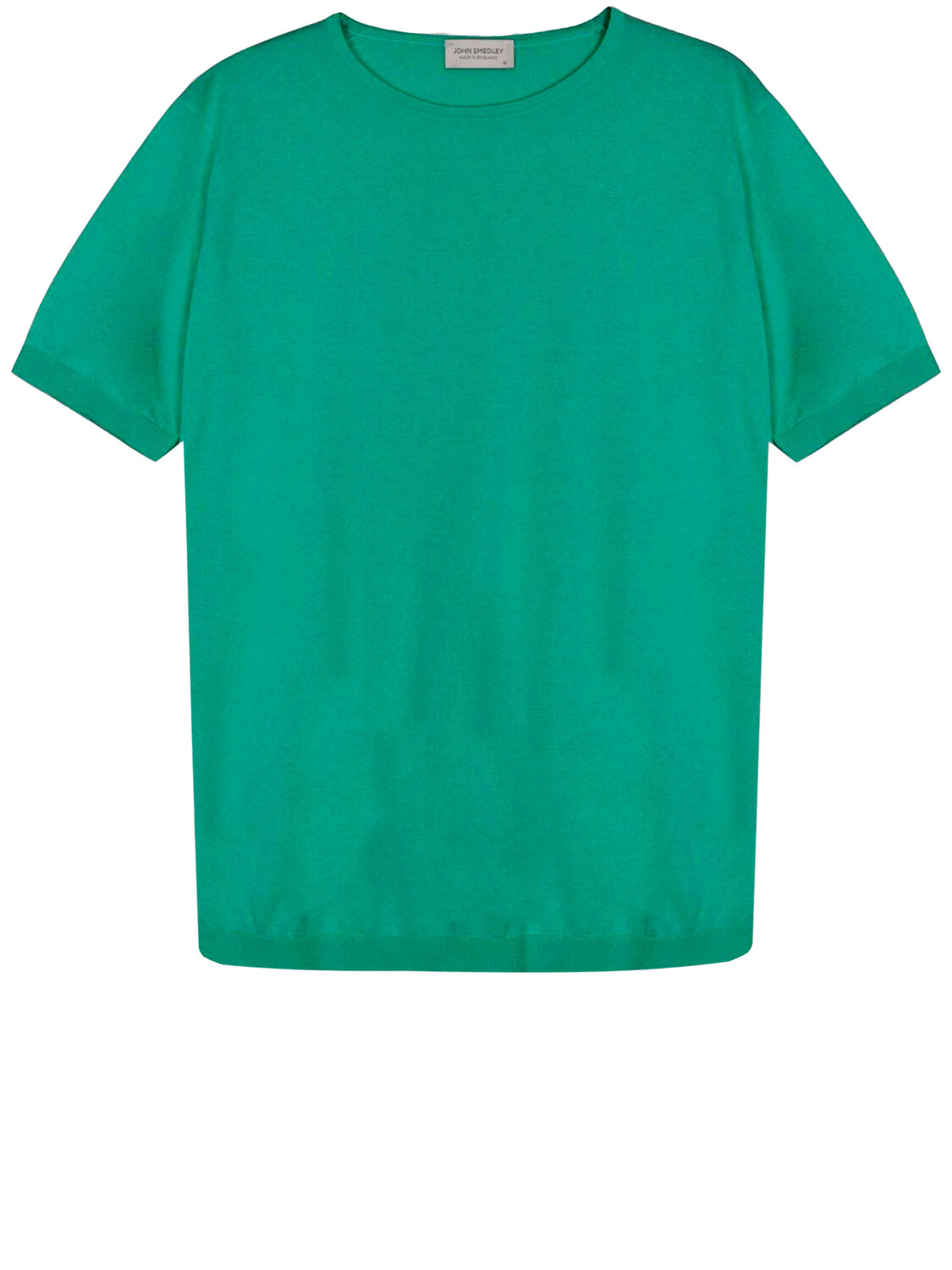 

Джемпер John Smedley Emerald green cotton, зеленый