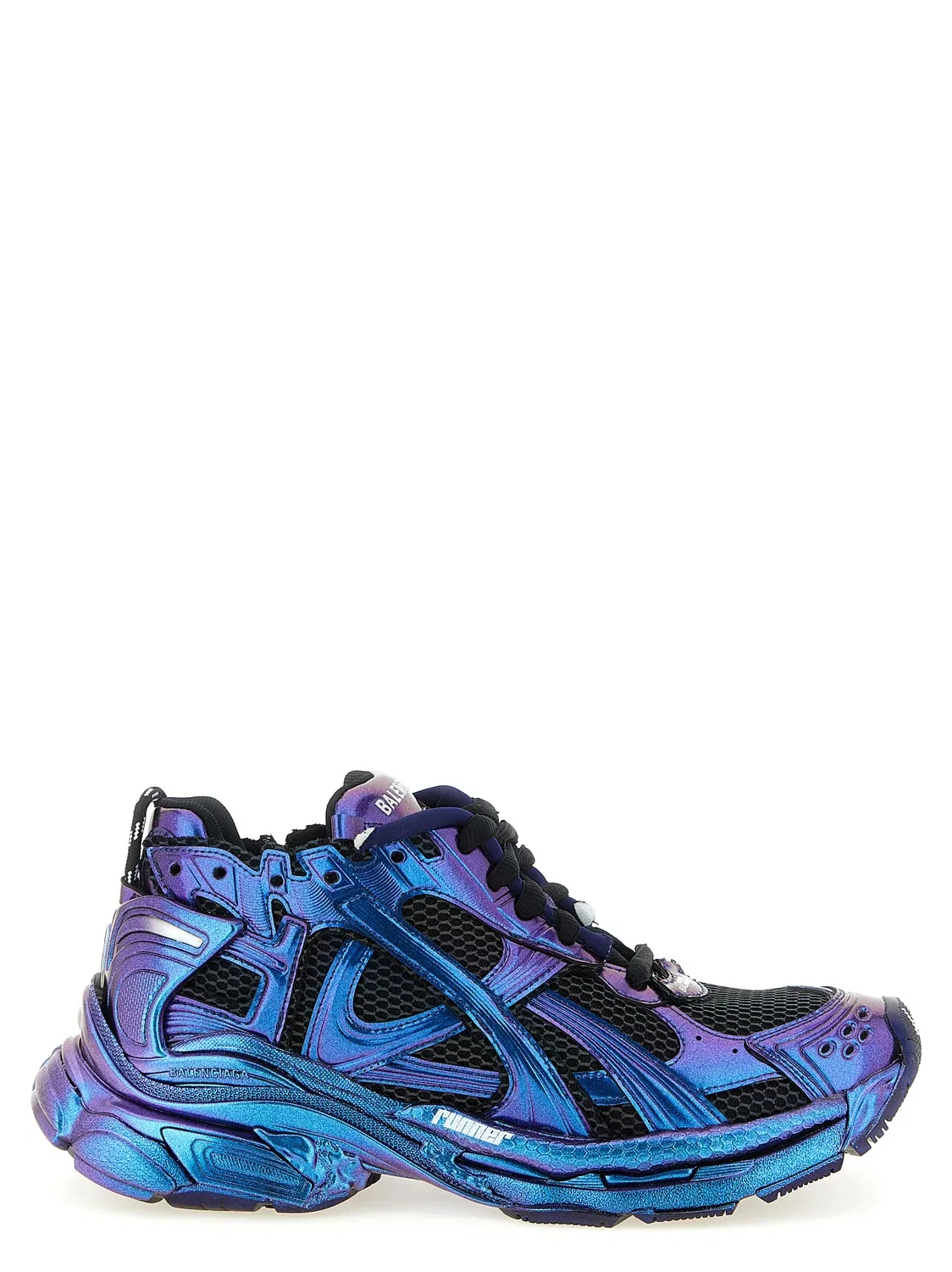 Кроссовки 'Runner Iridescent' BALENCIAGA, синий