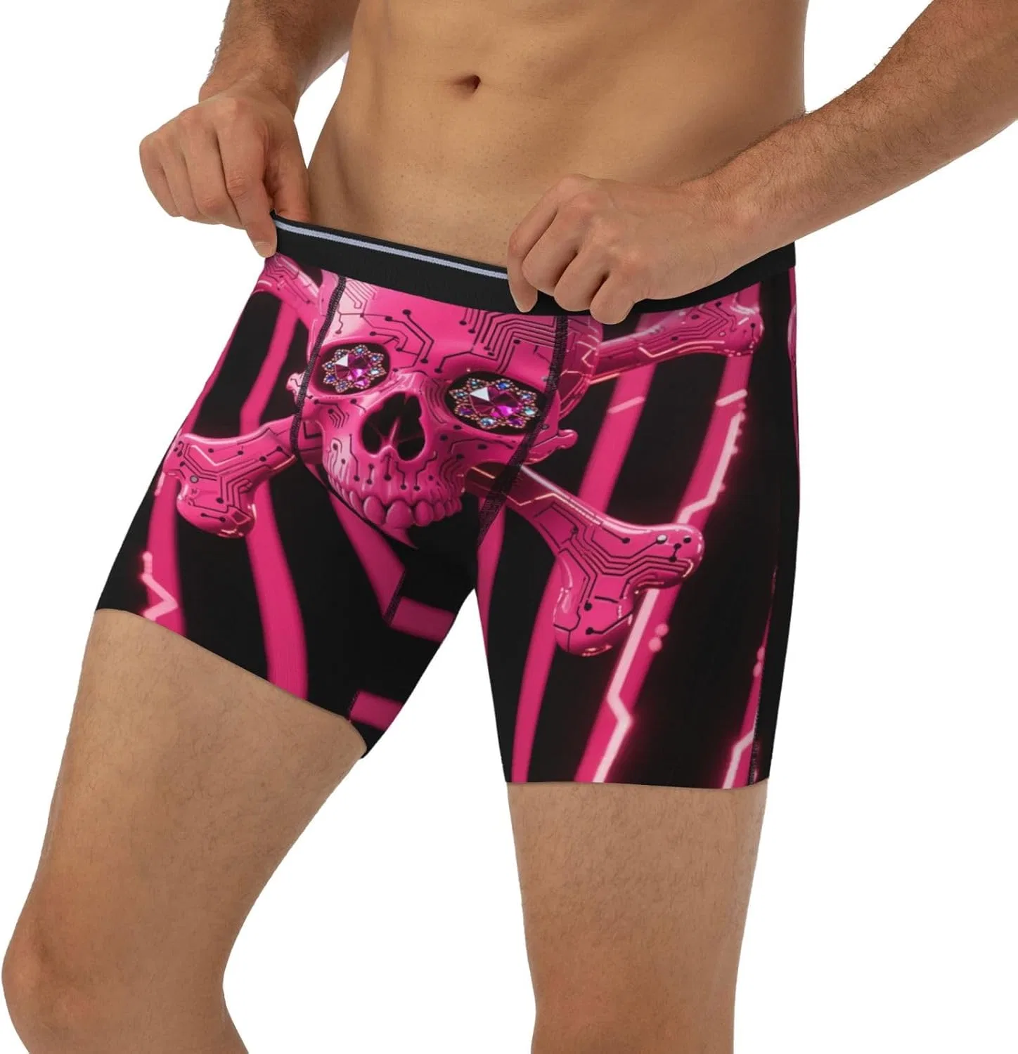 Боксеры принт Pink Skull — фото 2