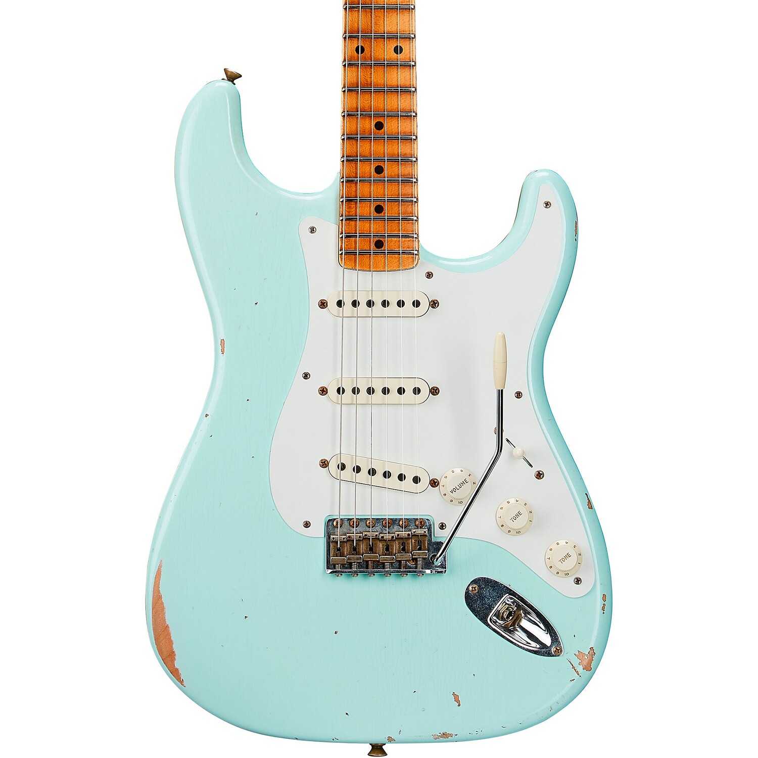 

Электрогитара Fender Custom Shop '58 Stratocaster Relic Super Faded Aged Surf Green