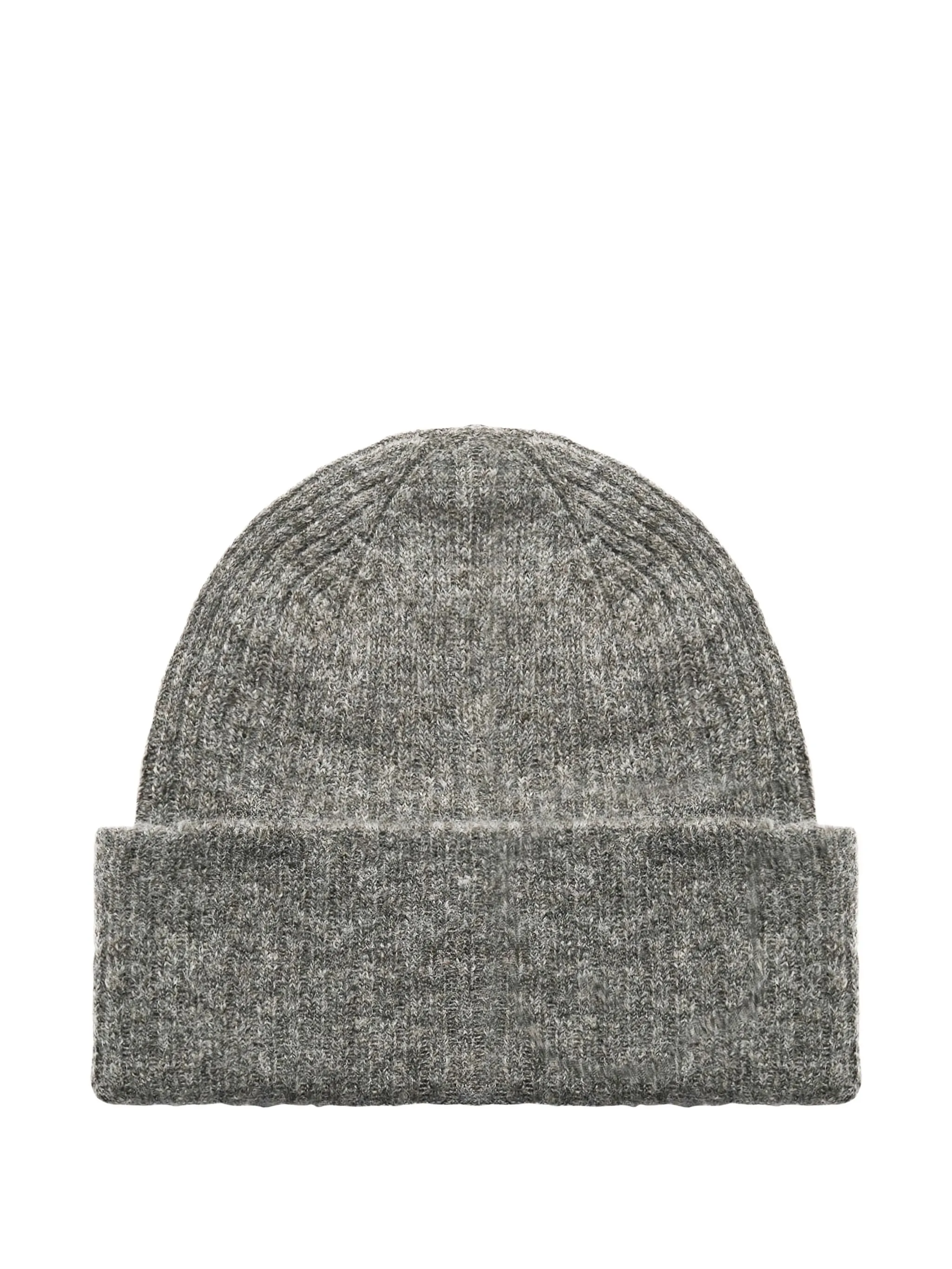 

Вязаная шапка бини Selected, серый