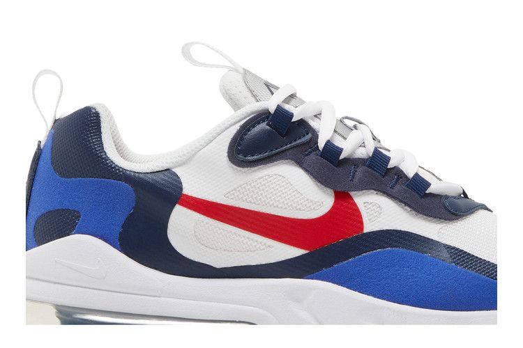 Кроссовки Nike Air Max 270 React GS 'White Midnight Navy Red', белый — фото 3