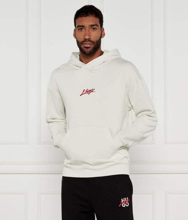 

Свитер с длинными рукавами Relaxed fit Hugo, белый
