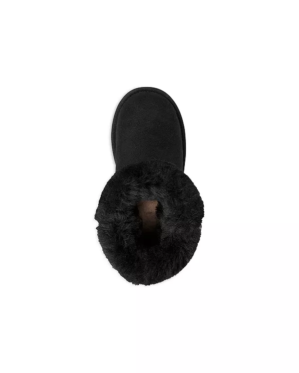 Классические ботинки унисекс - для малышей, детей постарше. Ugg, черный — фото 3