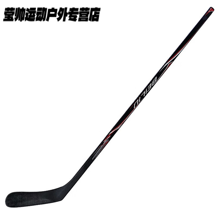 

He Jiagong Клюшка для хоккея с шайбой и роликового хоккея, деревянная, детская, левая, 151 см, модель Club