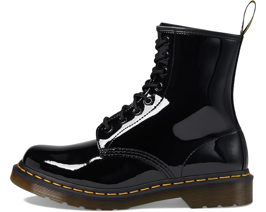 Ботинки кожаные Dr. Martens 1460 Patent, черный — фото 4