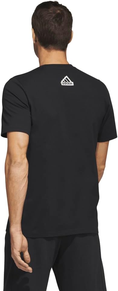 Мужская футболка City Escape Graphic Pocket Short Sleeve T-Shirt ENC41 Adidas, черный — фото 4