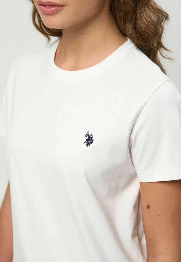 Футболка базовая U.S. Polo Assn. Uwleika, белый — фото 4