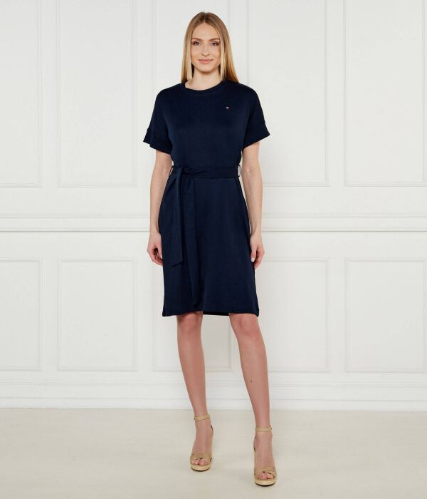 

Платье с поясом Tommy Hilfiger, синий