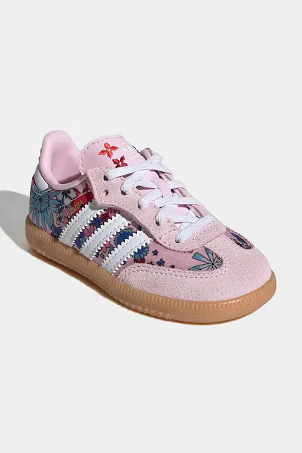 Кроссовки детские SAMBA OG Adidas Originals, розовый — фото 2
