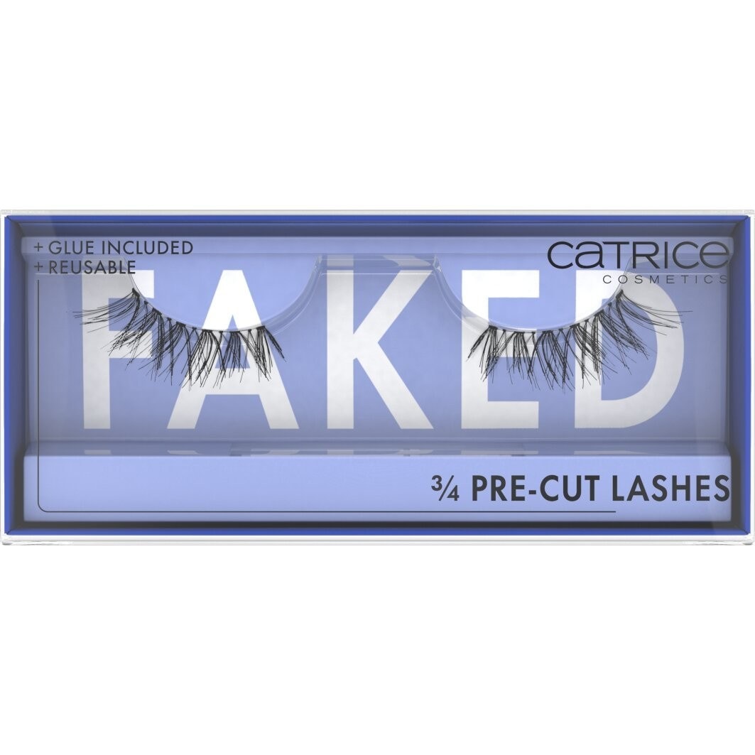 

Искусственные ресницы faked 3/4 pre-cut lashes Catrice, количество 1 шт.