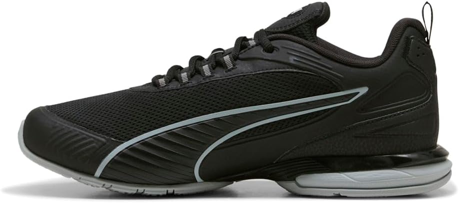 Мужские кроссовки PUMA с магнитной шнуровкой, повседневные - черные — фото 3