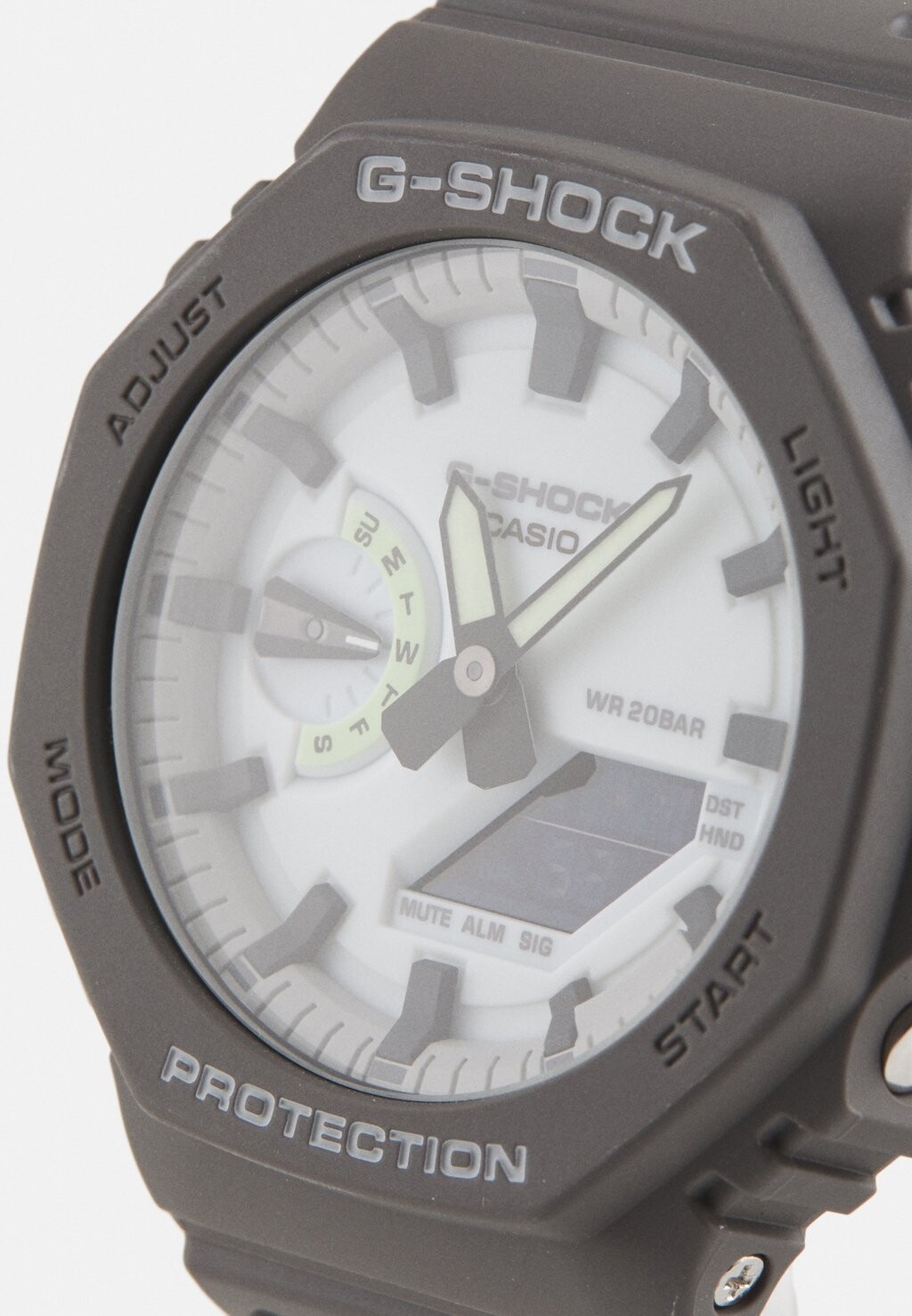 

Часы Hidden Glow Ga-2100Hd G-SHOCK, серые