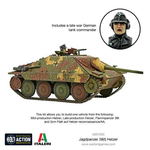 

Фигурки Bolt Action: Jagdpanzer 38(T) Hetzer Tank Hunter Warlord Games