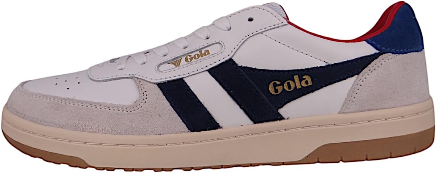 Кроссовки Gola Mens Hawk, белый/синий/темно-синий — фото 3